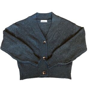 Zenana Women’s Button Up Cardigan Dark Green Size Medium